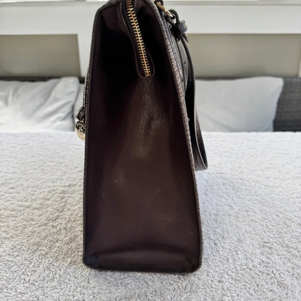 Brahmin Large Caroline Nightfall Leather Bag New with Tags